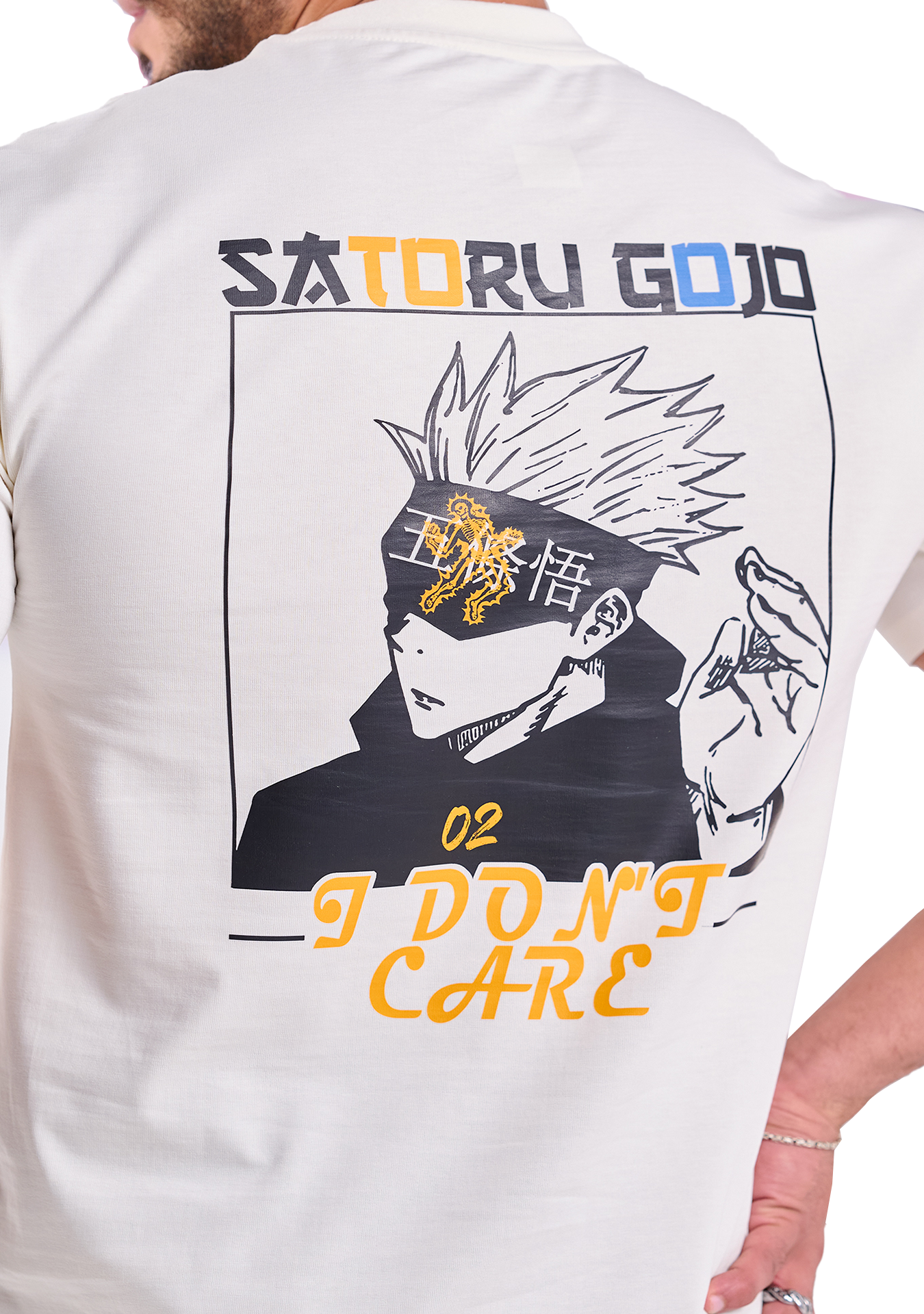 Oversize Fit Printed Short Sleeve T-shirt "Satoru Gojo"