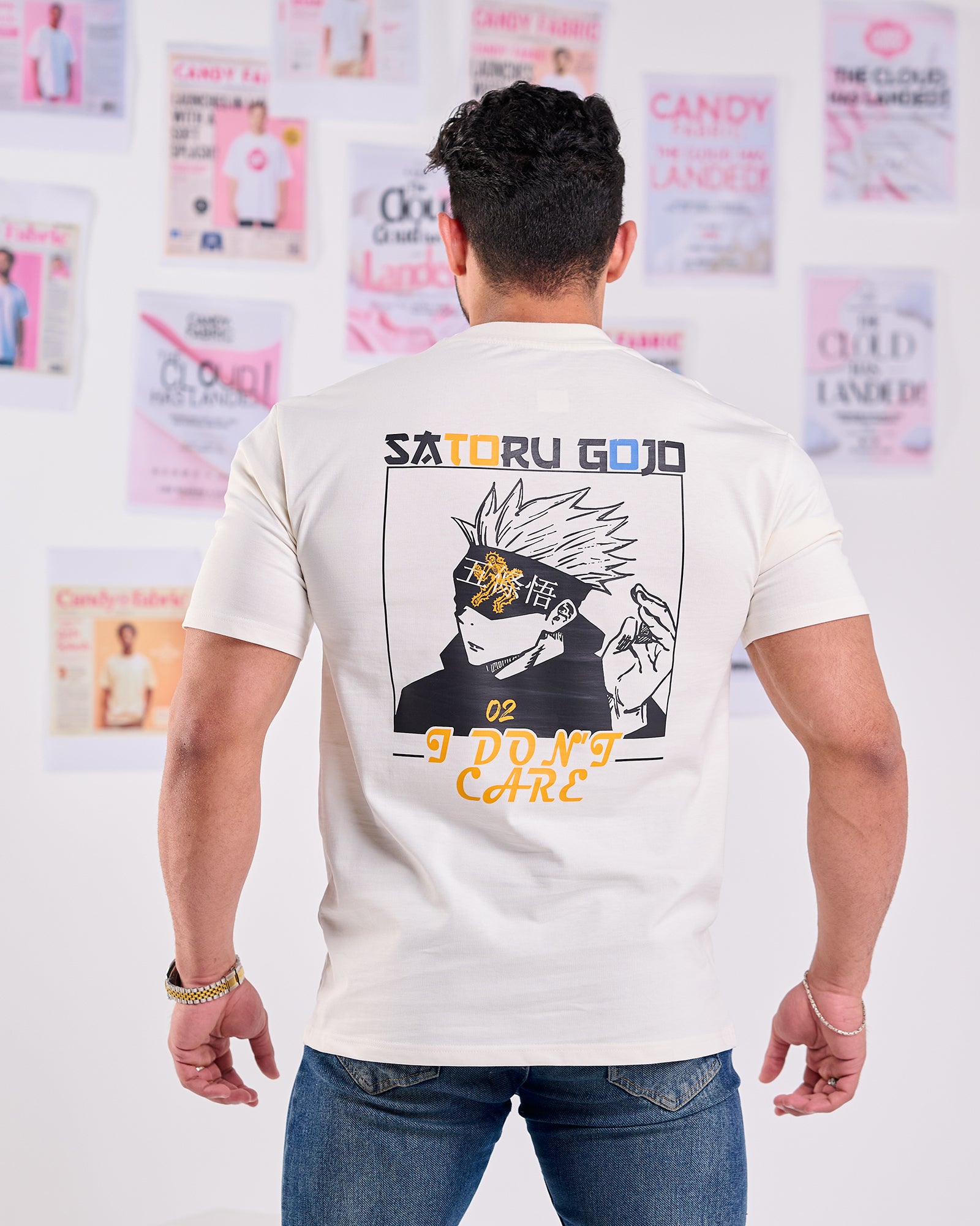 Oversize Fit Printed Short Sleeve T-shirt "Satoru Gojo"