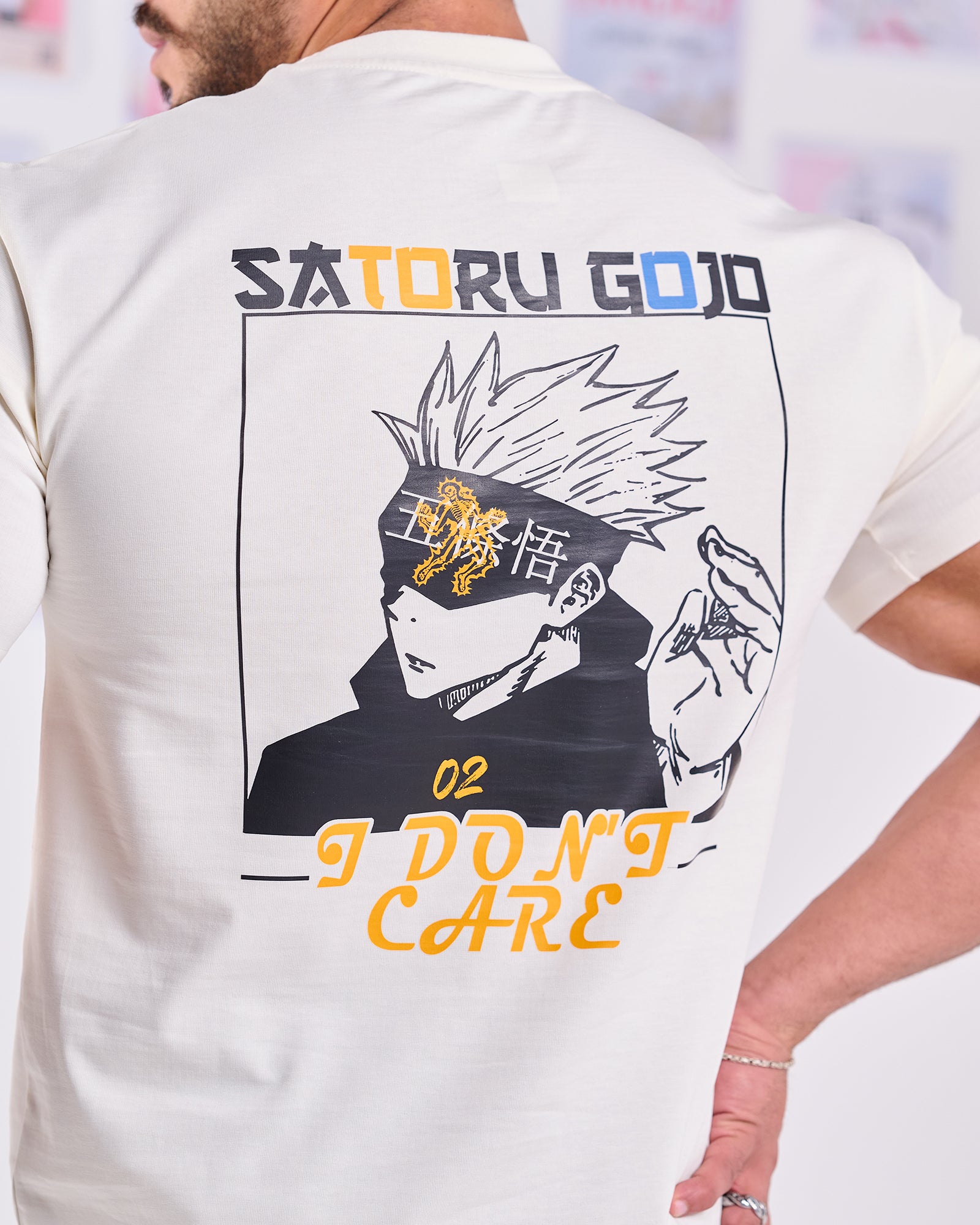 Oversize Fit Printed Short Sleeve T-shirt "Satoru Gojo"