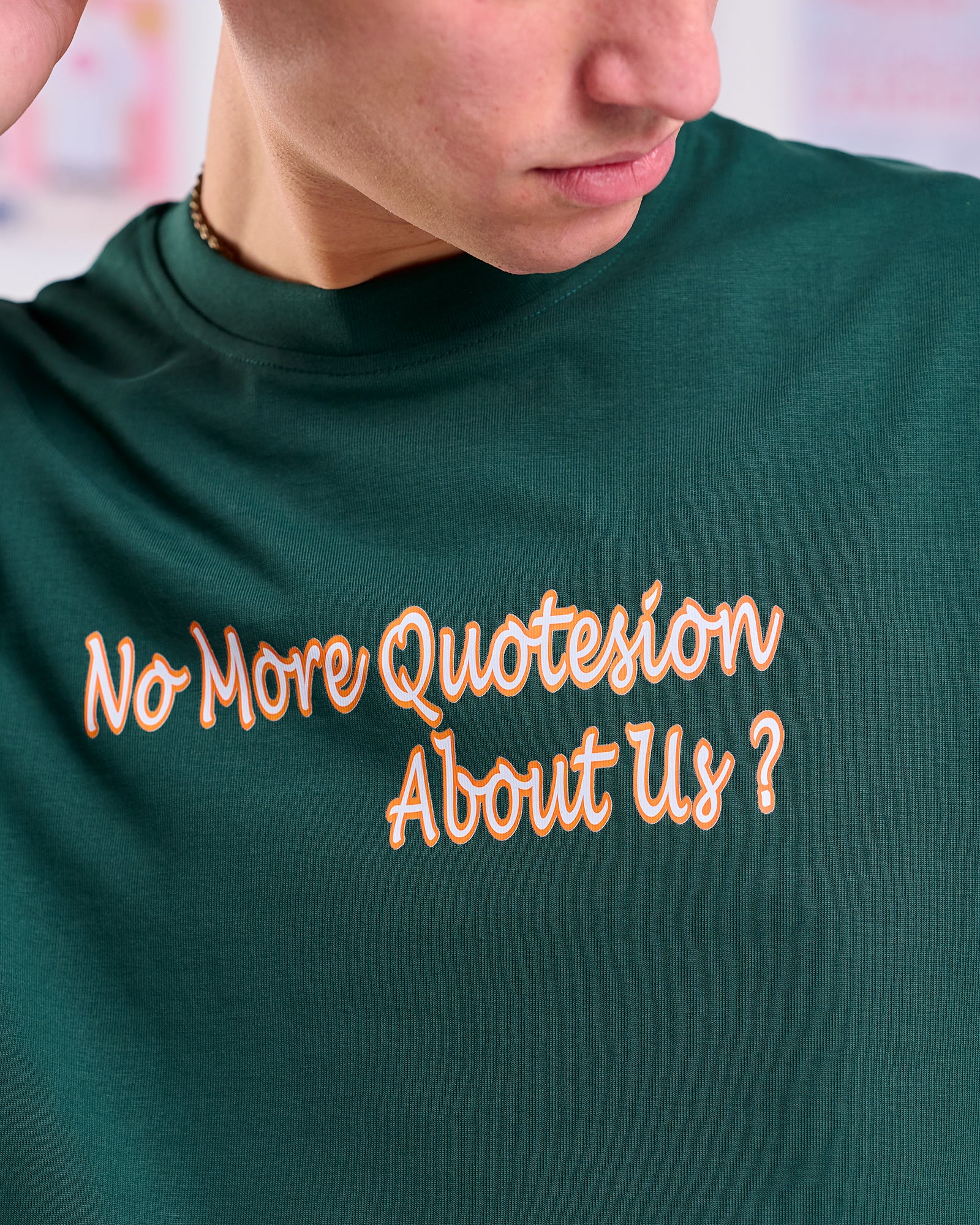 Oversize Fit Printed Short Sleeve T-shirt "It's What We Are"