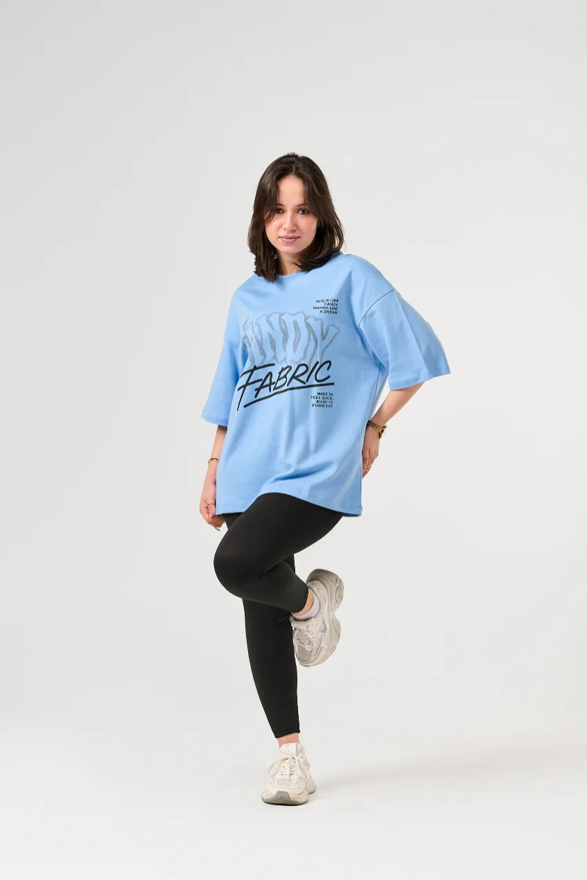 Candy Fabric Oversized Top