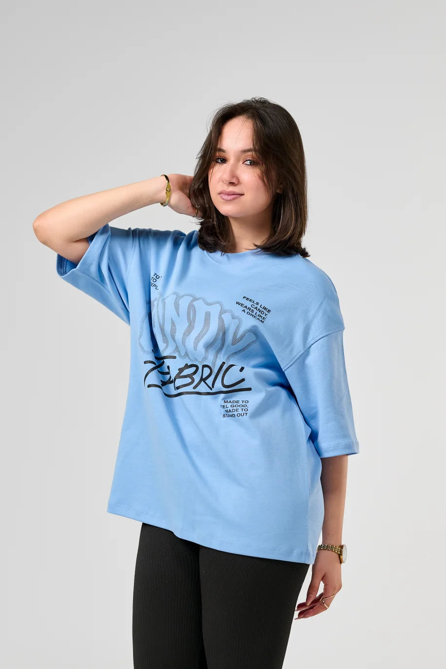 Candy Fabric Oversized Top