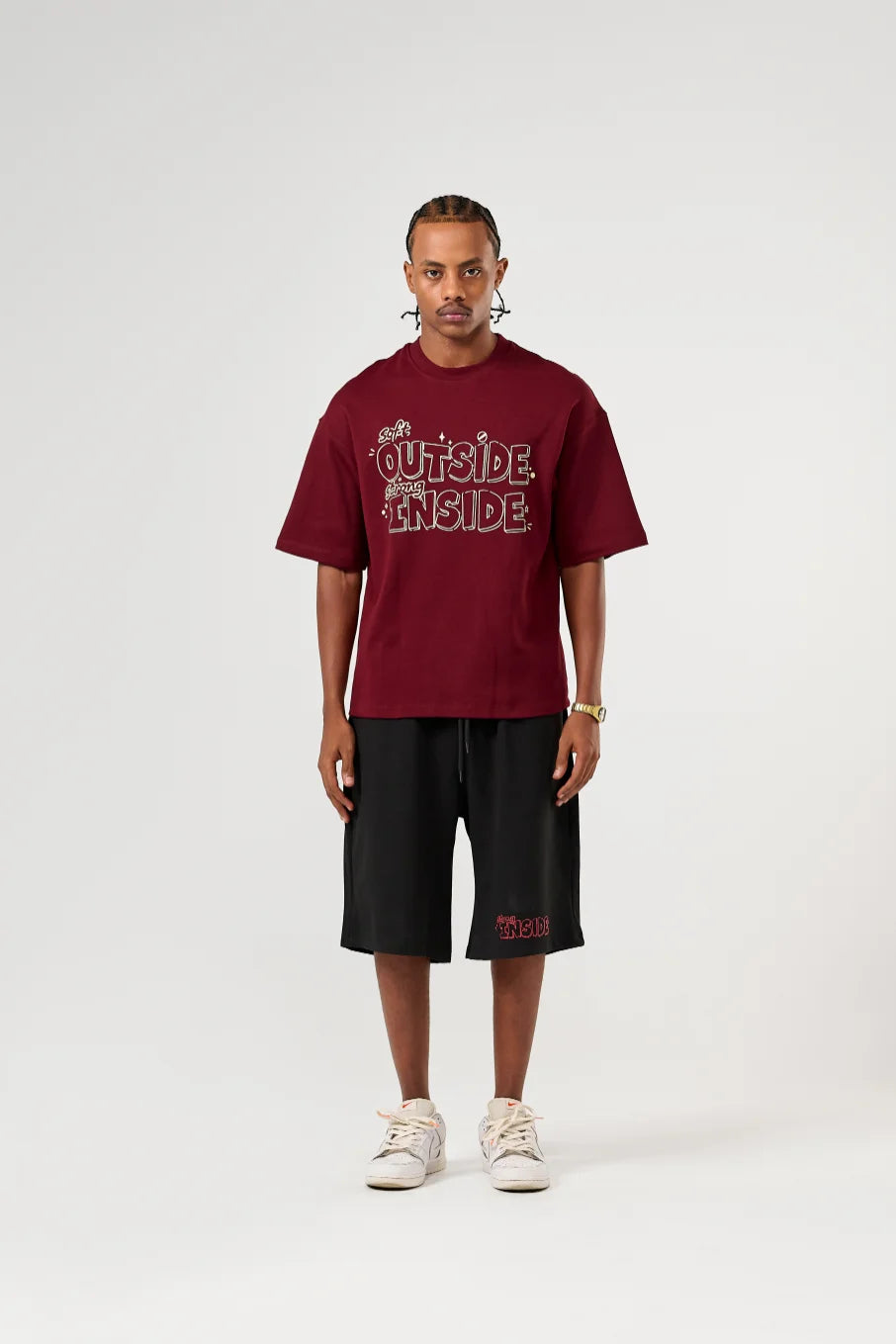 Outside & Inside Two-Piece Oversized Set