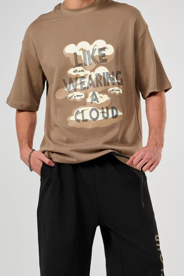 I Like Wearing a Cloud Oversized Top