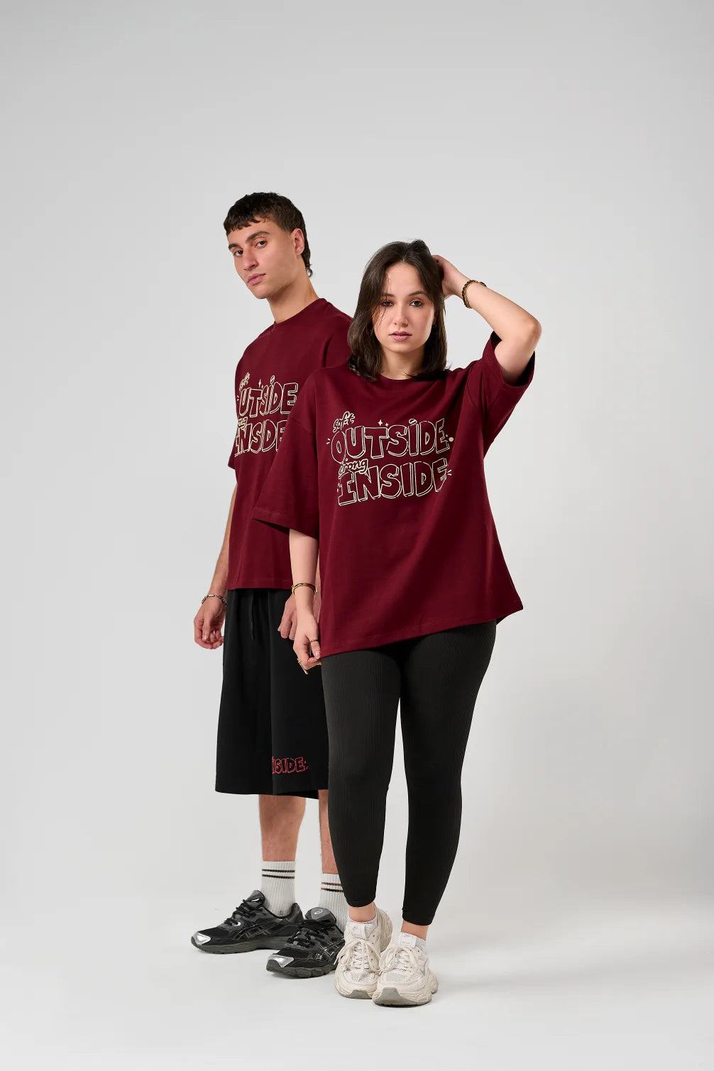 Outside & Inside Oversized Top